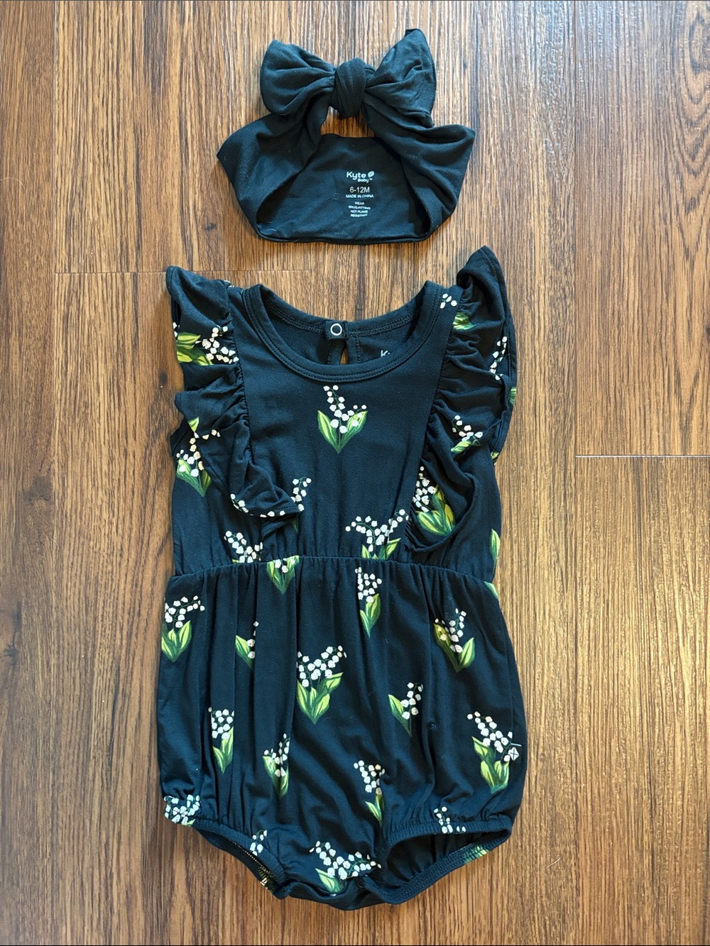 Kyte Baby 6-12m Romper & Headband